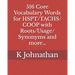 516 Core Vocabulary Words for HSPT/TACHS/COOP With Roots/Usage/Synonyms and more...