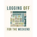 Logging Off For The Weekend: Log Cabin Quilt Block Notebook