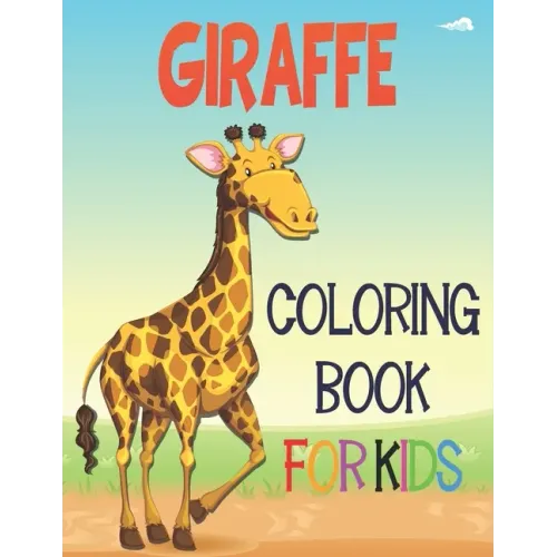 Giraffe Coloring Book For Kids: Adorable Giraffe Bunnies, Charming Easter Eggs for Stress Relief and Relaxation