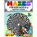 Mazes for Kids Ages 8-12 Solutions Included: Maze Activity Book 8-10, 9-12, 10-12 year old Workbook for Children with Games, Puzzles, and Problem-Solv