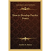 How to Develop Psychic Power