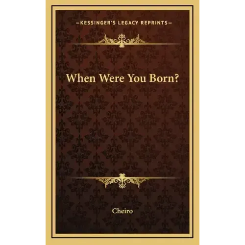 When Were You Born?