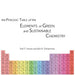 The Periodic Table of the Elements of Green and Sustainable Chemistry