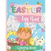 Easter Egg Coloring Book: Easter Bunny And Egg Hunt Coloring Book For Kids Ages 4 to 8, Plus 10 Cut Out Easter Eggs Designs.