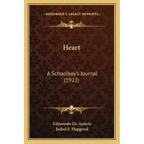 Heart: A Schoolboy's Journal (1922)