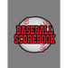 Baseball Scorebook: 100 Scoring Sheets For Baseball and Softball Games, Glover's Scorebooks, Large (8.5X 11)