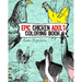 Epic chicken Adult Coloring Book