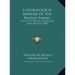 A Genealogical Memoir Of The Backus Family: With The Private Journal Of James Backus (1889)