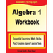 Algebra 1 Workbook: Essential Learning Math Skills Plus Two Algebra 1 Practice Tests