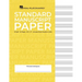 Standard Manuscript Paper Yellow Cover 12 Staves Per Page Hal Leonard Music Notation Guide for Composers and Students