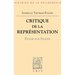 Critique de la Representation: Etude Sur Fichte