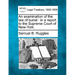 An Examination of the Law of Burial: In a Report to the Supreme Court of New-York.