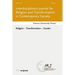 Religion, Transformation and Gender (J-Rat Jg. 3, Heft 2)