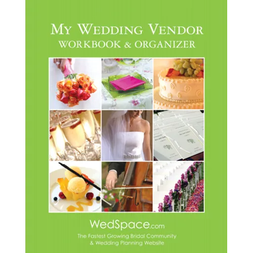 My Wedding Vendor Workbook & Organizer