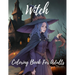 witch coloring book for adults: halloween coloring pages