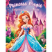 Princess Magic Coloring Book: Cute 50 Unique Coloring Pages for Girls, Kids Ages 4-8