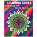 Coloring Books For Teens And Young Adults: Happy mandala coloring page (+100 Pages)