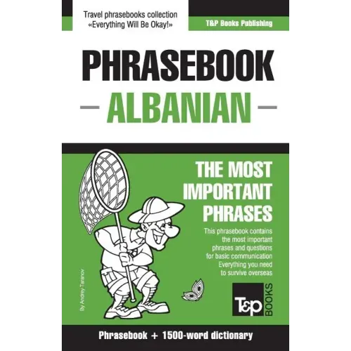 English-Albanian phrasebook and 1500-word dictionary