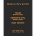 Texas Statutes Vernon's Civil Statutes 2020 Edition: West Hartford Legal Publishing