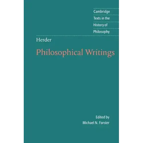 Herder: Philosophical Writings