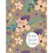 Blood Sugar Diary: Track Important Diabetes Information Daily One-Year Log Peach Purple Flower Design BONUS Coloring Pages!