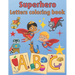 Superhero Letters Coloring Book