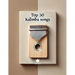 Kalimba Songbook: TOP 50 Kalimba Songs for kalimba in C 17 keys 8,5x11