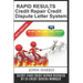 RAPID RESULTS Credit Repair Credit Dispute Letter System