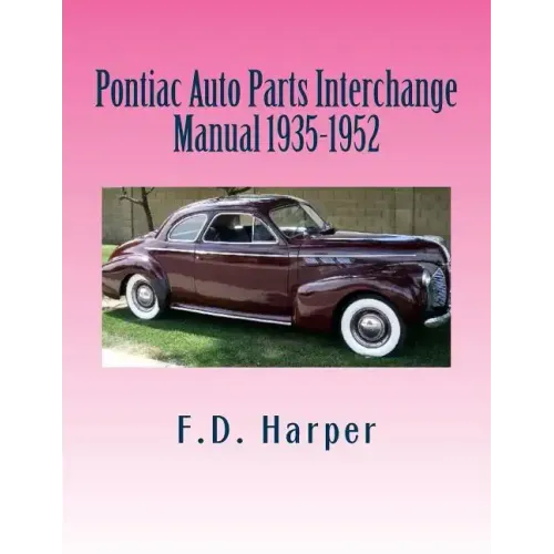Pontiac Auto Parts Interchange Manual 1935-1952