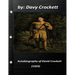 Autobiography of David Crockett (1923) by Davy Crockett