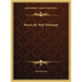 Poems By Walt Whitman