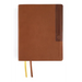 Niv, Journal the Word Bible (Perfect for Note-Taking), Large Print, Leathersoft, Brown, Red Letter, Comfort Print: Reflect, Take Notes, or Create Art
