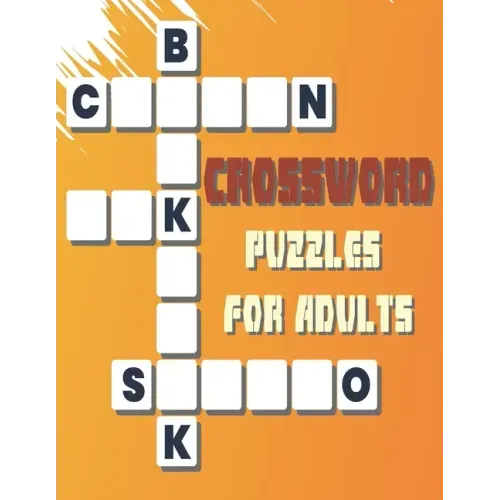 Crossword Puzzels for Adults: 42 Puzzles Brain for Men, Women; Adult & Seniors; Medium Difficulty; EASY TO READ