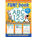 FUN! book: ABC 123 - Writing practice and coloring - Trace letters and numbers - Super Easy - Alphabet - Numbers - Coloring - Handwriting