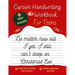 Cursive Handwriting Workbook For Teens Christmas Edition: A beginning cursive writing practice workbook for teens and adults (Cursive Tracing Book. Cu