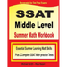 SSAT Middle Level Summer Math Workbook: Essential Summer Learning Math Skills plus Two Complete SSAT Middle Level Math Practice Tests