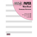MUSIC PAPER NoteBook - Standard Notation