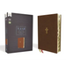 Nasb, Thinline Bible, Leathersoft, Brown, Red Letter Edition, 1995 Text, Thumb Indexed, Comfort Print