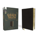 Nasb, the Grace and Truth Study Bible (Trustworthy and Practical Insights), Bonded Leather, Black, Red Letter, 1995 Text, Comfort Print