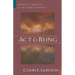 Act and Being: Towards a Theology of the Divine Attributes