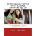 30 Speaking Topics with Sample Answers Q1-30: 120 Speaking Topics 30 Day Pack 1