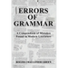 Errors of Grammar
