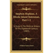 Stephen Hopkins, A Rhode Island Statesman, Part 1-2: A Study In The Political History Of The Eighteenth Century (1883)