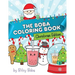 The Boba Coloring Book Christmas Edition: 50 Holiday Themed Bubble Tea Coloring Pages