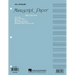 Manuscript Paper (Deluxe Pad)(Blue Cover)