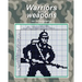 Warriors and weapons - 50 nonograms