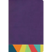 Rvr 1960 Biblia de Estudio Arcoiris, Morado/Multicolor