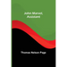 John Marvel, Assistant