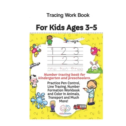 Kids Number Tracing Book: Number Tracing Book