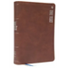The Text Bible: Uncover the Message Between God, Humanity, and You (Net, Brown Leathersoft, Comfort Print)
